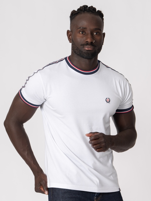 T-SHIRT BASIC GOLA EM RIB