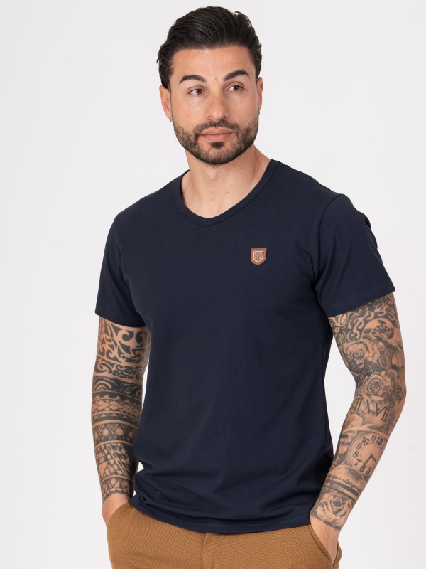 T-SHIRT SMK CHAPA CAMEL