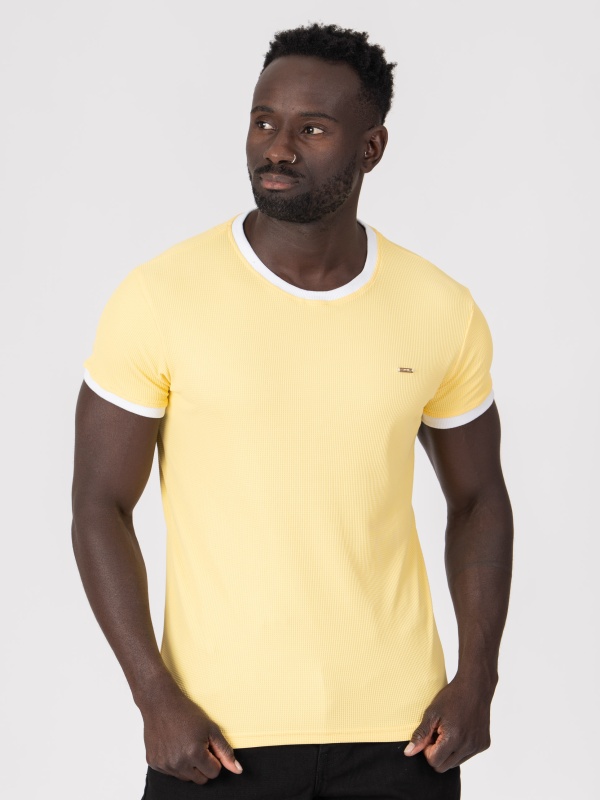 T-SHIRT SMK RIB BRANCO