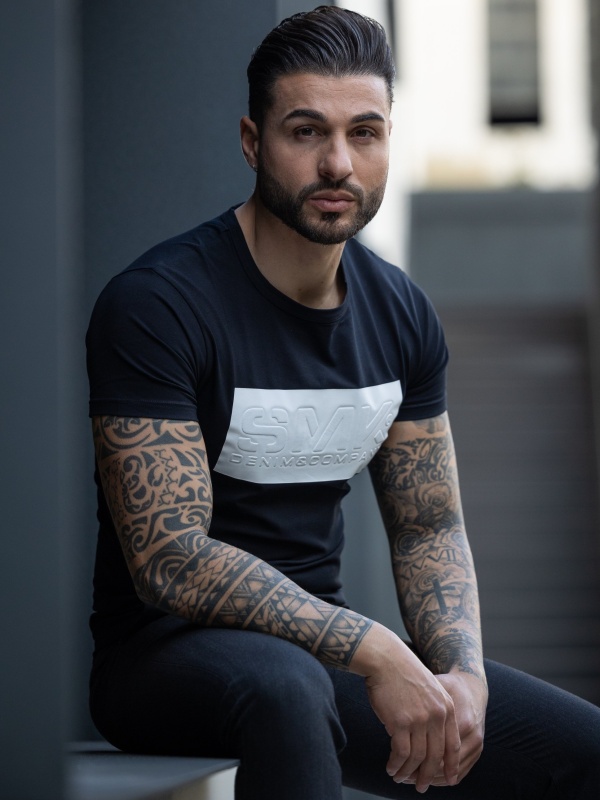 T-SHIRT SMK LOGO BRANCO