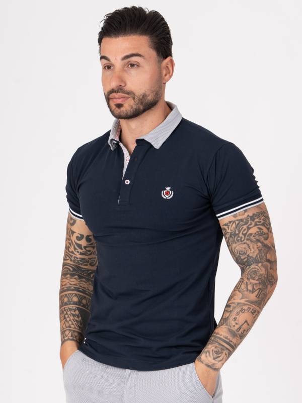 POLO SMK BORDADO CNZ VERM