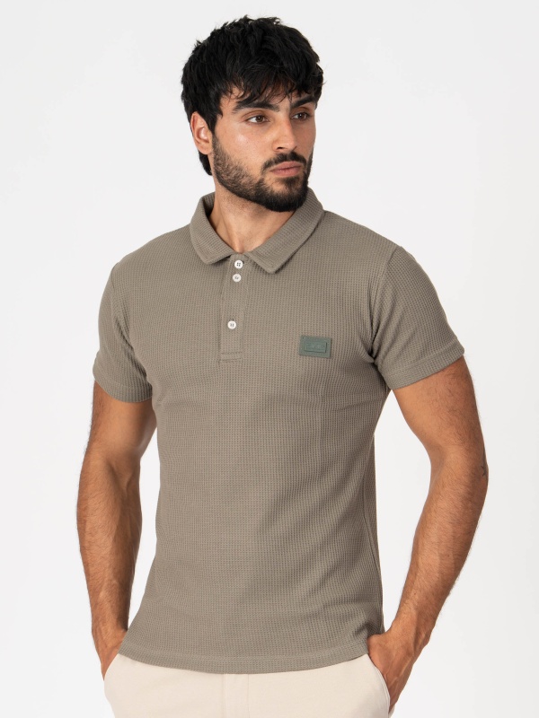 POLO SMK MALHA WAFFLES