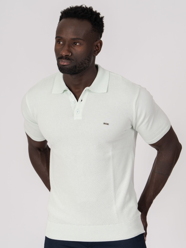 POLO SMK DENIM VERDE AGUA