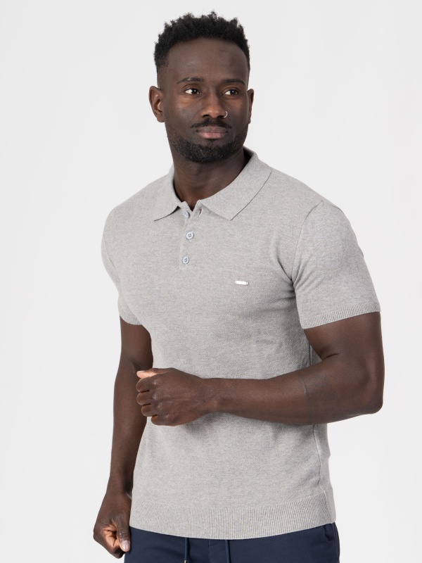 POLO SMK DENIM CINZA