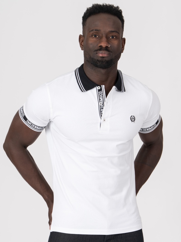 POLO SMK BRANCO PRETO