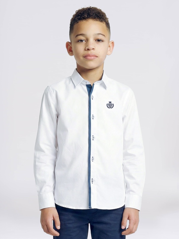 CAMISA SMKIDS AZUL CNTRST