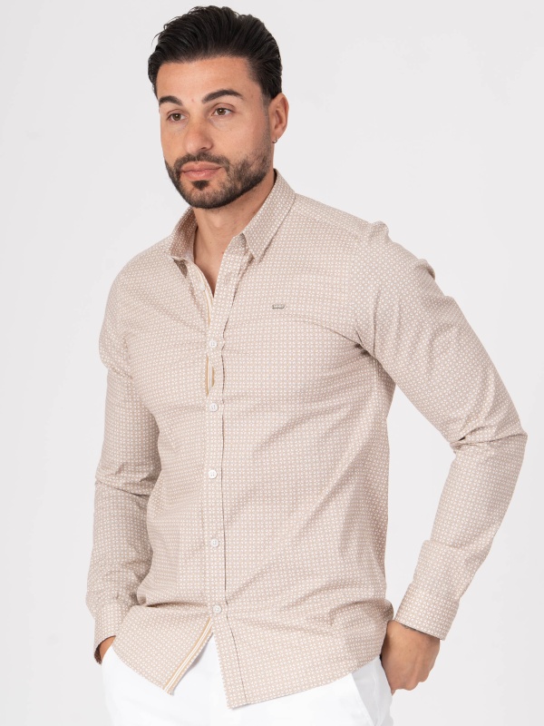 CAMISA SMK PADRAO BEGE