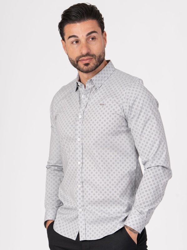 CAMISA SMK PADRAO CINZA