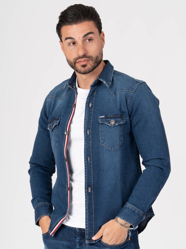 CAMISA SMK DENIM C/JACTO