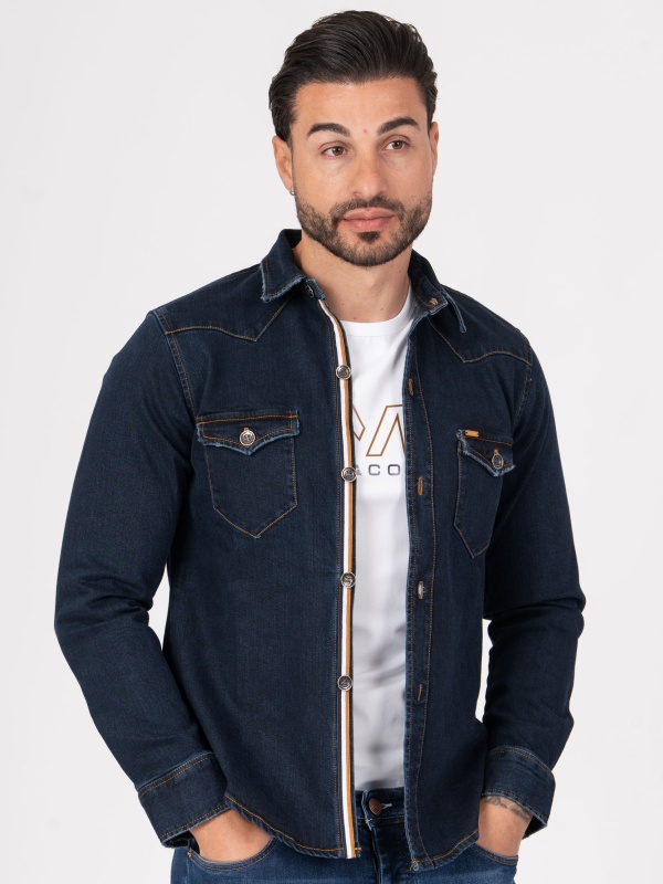 CAMISA SMK DENIM S/JACTO