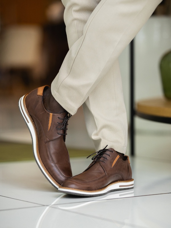 SAPATO SMK PELE CASTANHO