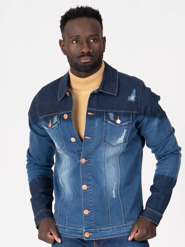 BLUSÃO SMK RED LINE DENIM