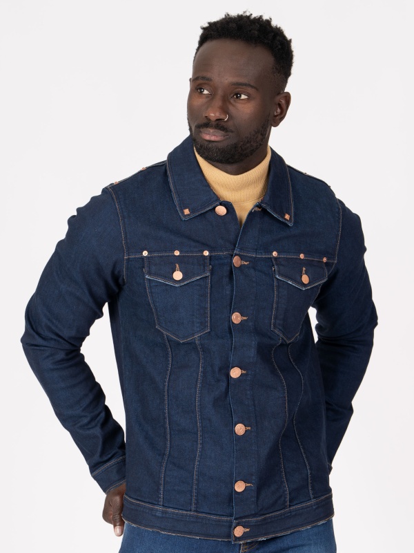 BLUSÃO SMK RED LINE DENIM