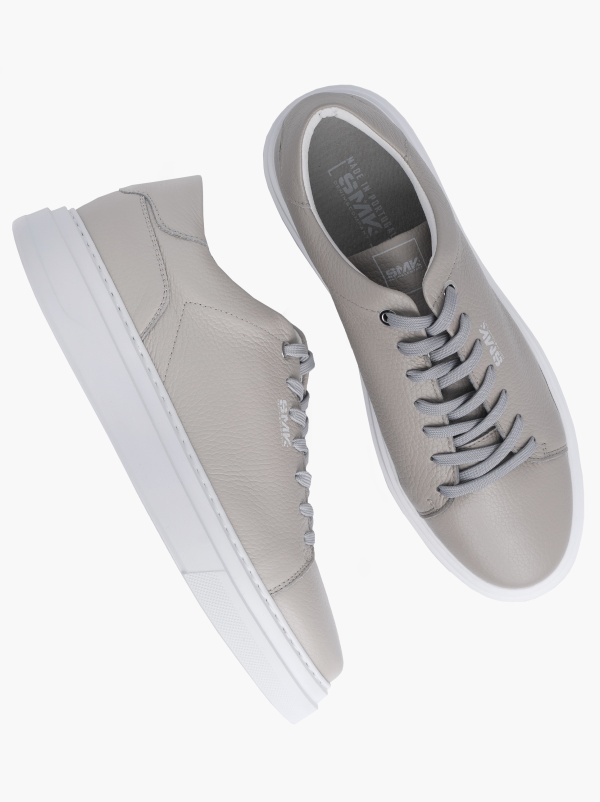 SAPATILHA SMK PELE CINZA